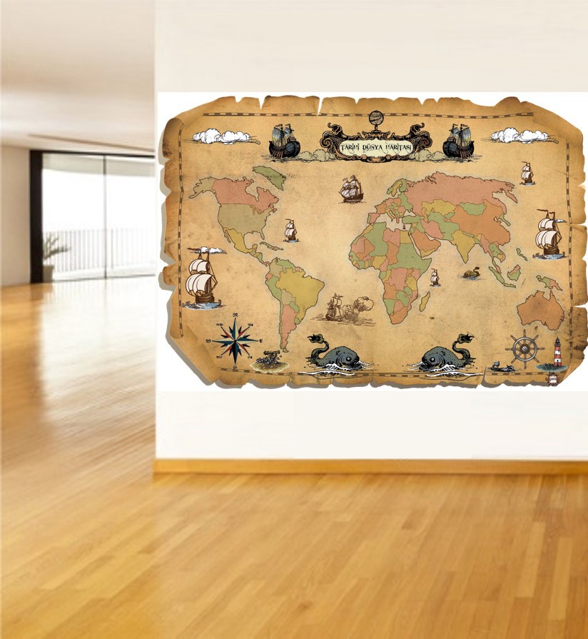 Fantastik Tarihi Dünya Haritası