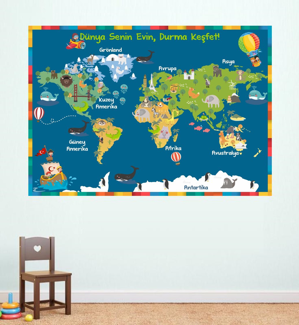 Kids Map poster P5