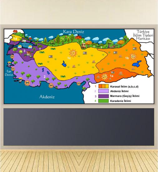 Türkiye İklim Tipleri Haritası