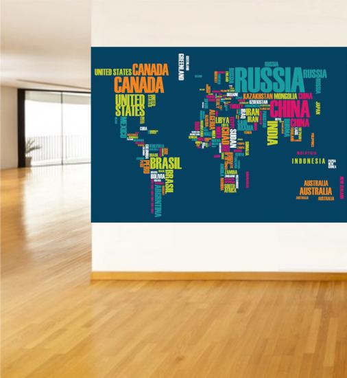 Kelimelerle Dünya Haritası