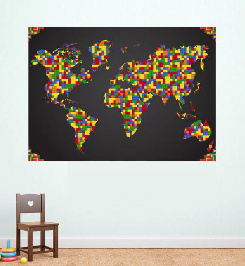 Lego Map Poster P2